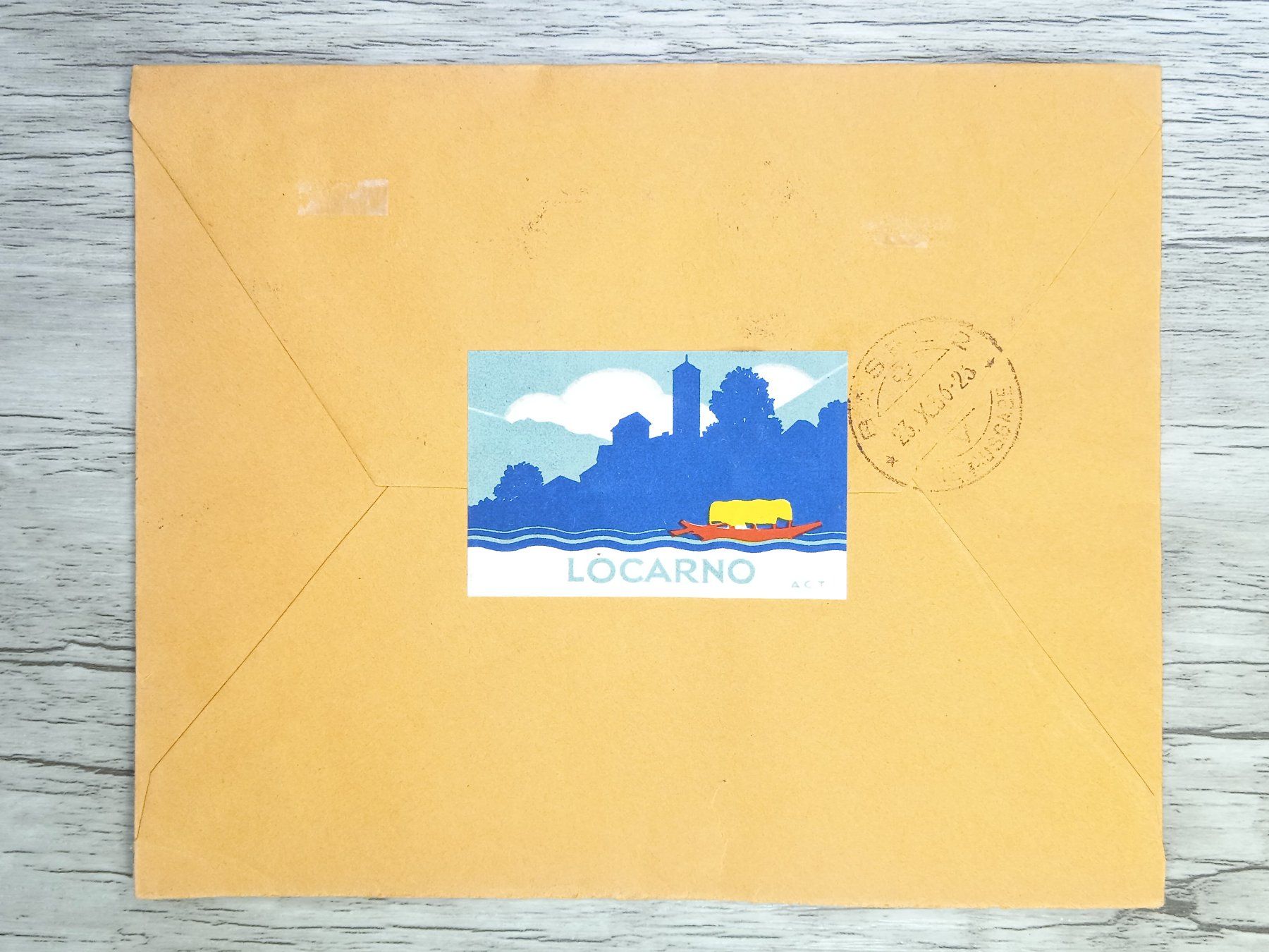 Tutti i francobolli: TR80 Enveloppe + Timbre Suisse 1936 avec Vignette – Usato da Cousset venduto da Patrick_Collections 1