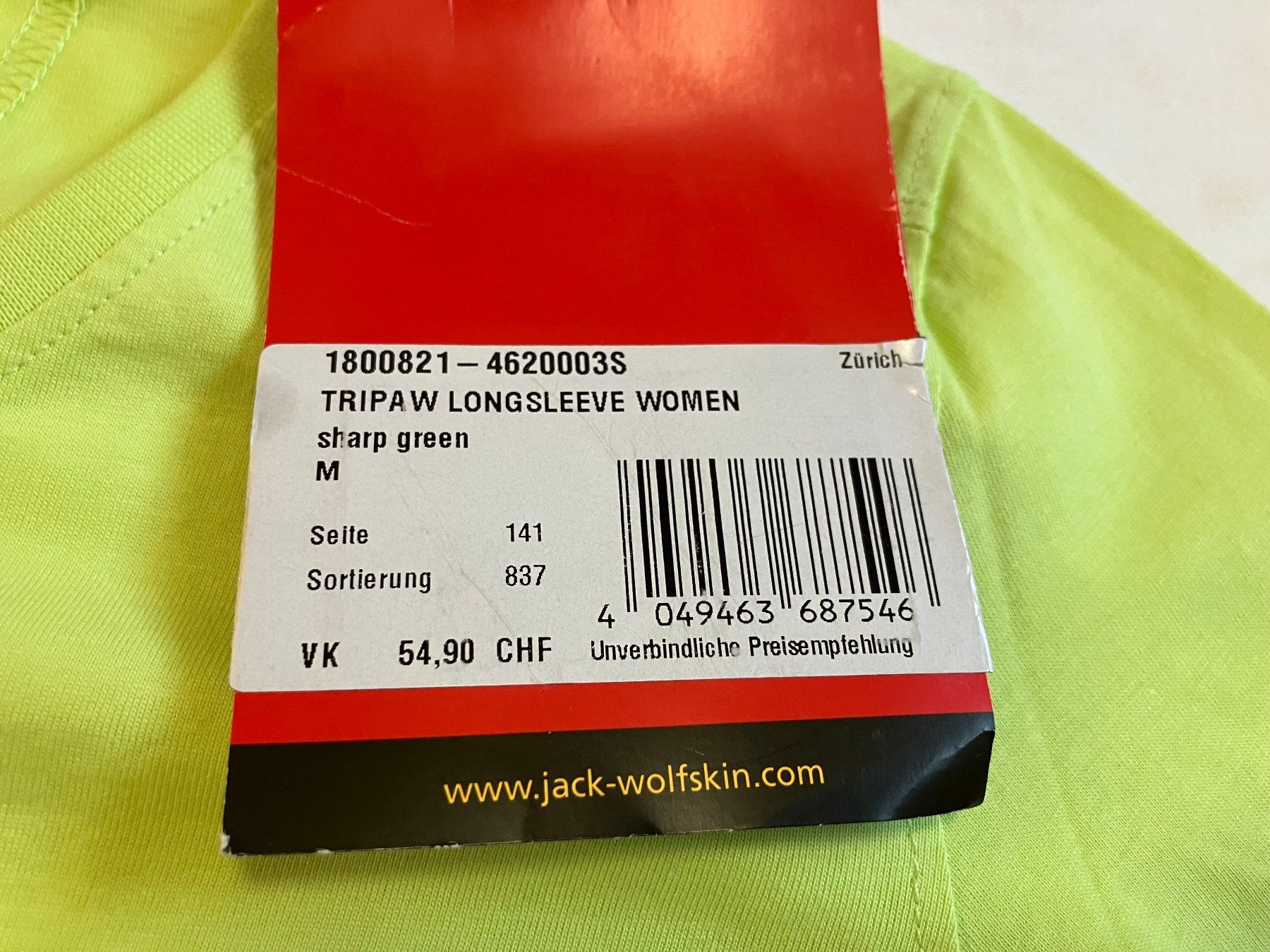 Jack Wolfskin Maglioni & Felpe: Longsleeve Jack Wolfskin mit Etikette – Nuovo (secondo la descrizione) da Schönenwerd venduto da Tomair 1