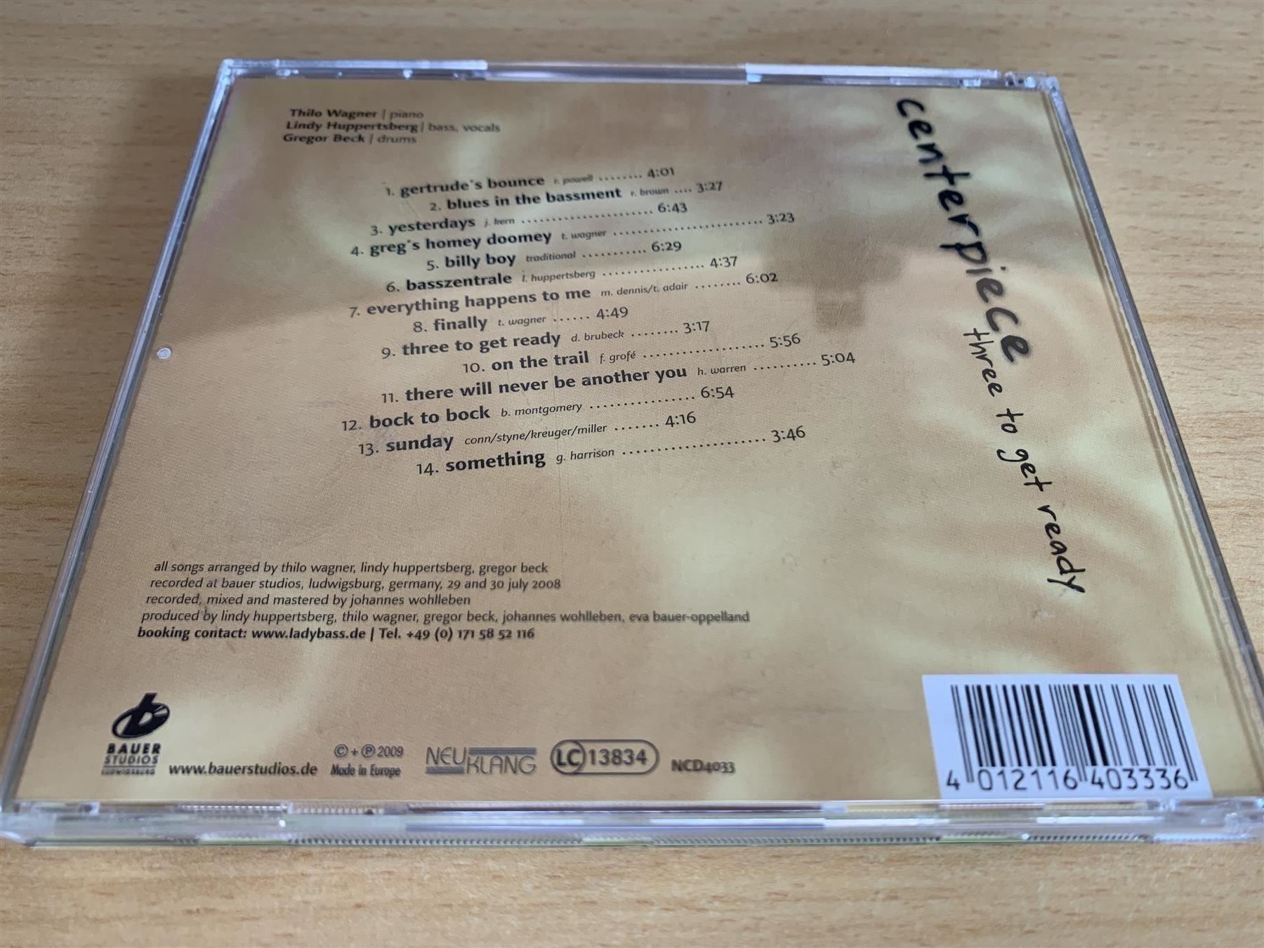 CD: Centerpiece - Three To Get Ready – Usato da Rikon im Tösstal venduto da Alpenmutz 1