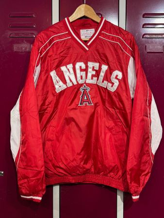 VINTAGE G-III SPORTS LOS ANGELES ANGELS WINDBREAKER SZ: M