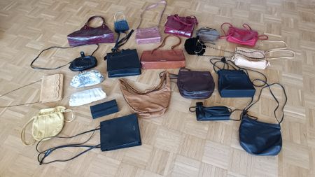 Handtaschen Set Farben mixed (22 Artikel)