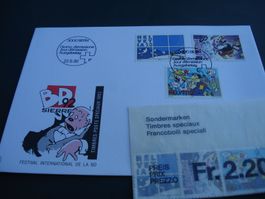 Satz Comic 1992, FDC + Lose ET-o