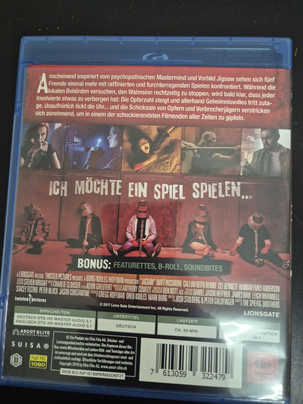Tutti i DVDs: Jigsaw Blu-ray 4K  – Usato da Wald ZH venduto da _Hotarubi_ 1