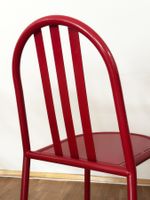 Robert Mallet Stevens Design Stuhl Stapelstuhl rot