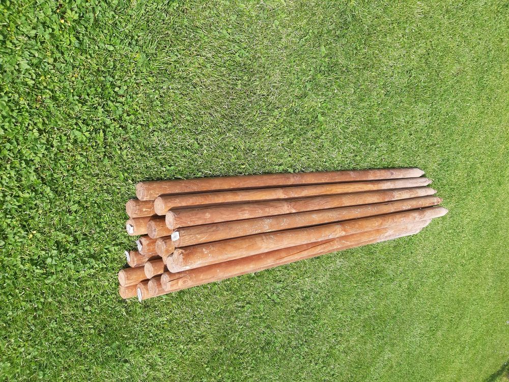 Holzpfähle rund Kaufen auf Ricardo