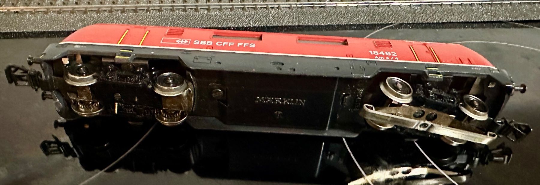 Märklin Modellini di ferrovie: Märklin SBB Diesellok AM 4/4 3384 – Usato da Oftringen venduto da ib.85 5