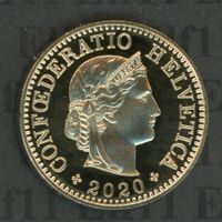 CHF___0.05 2020 stgl * nigelnagelneu! 5 Rappen