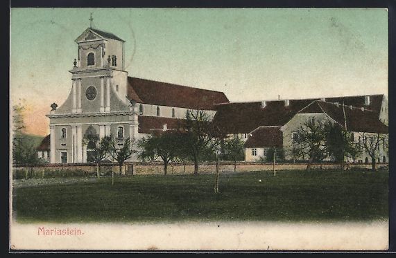 Cartoline postali: AK Mariastein, Blick auf die Kirche – Usato da Berlin venduto da bartko-reher