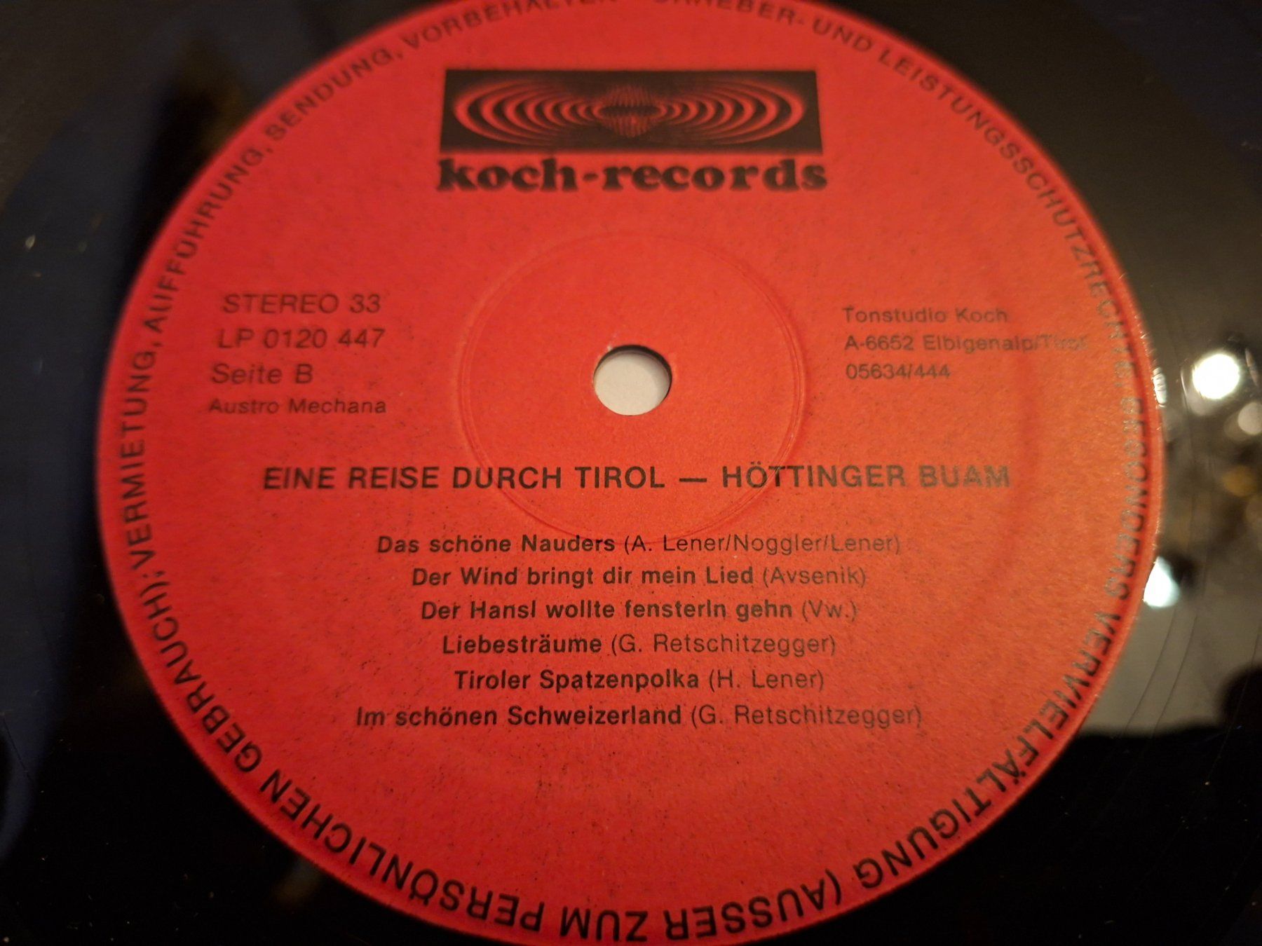 Dischi in vinile: Folk LP - Höttinger Buam - Eine Reise durch Tirol – Usato da Bernex venduto da Wannabehasbeen01 2