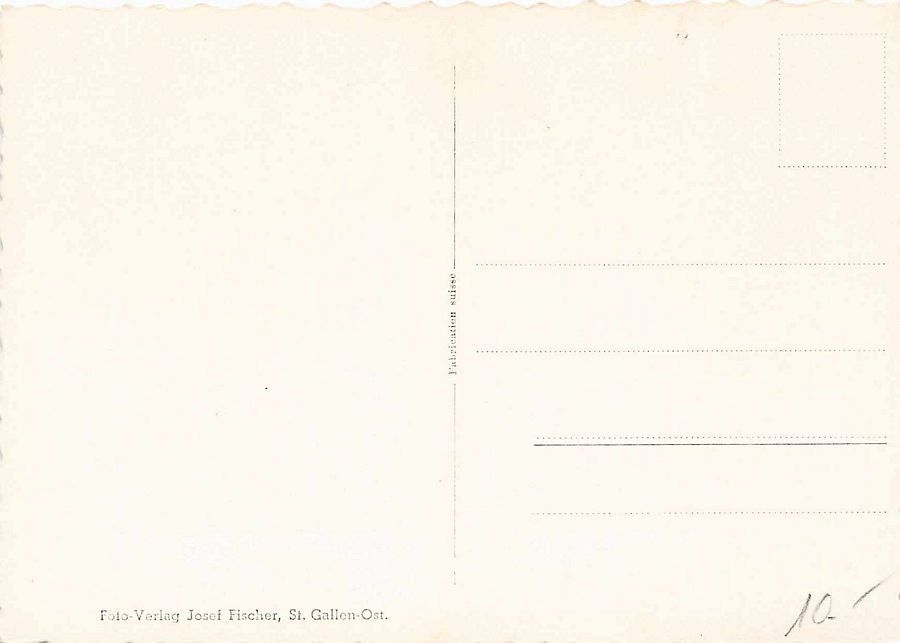 Cartoline postali: Rehetobel mit Säntiskette, um 1940-45 – Usato da Frauenfeld venduto da POML 1