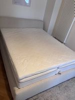 160 cm (2x80cm) Federkern-Matratze mit Topper