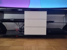 TV-Möbel, Top Zustand, Schwarzglas, günstig abzugeben!