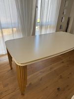 Esstisch weiss mit Goldbeinen gutem Zustand