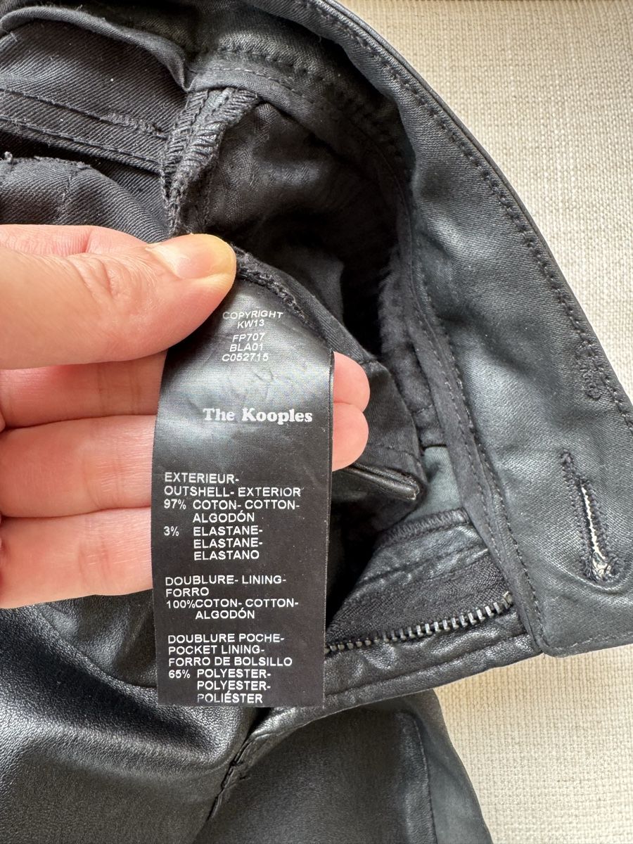 Pantaloni: Kooples black slim pants size 25 – Usato da Thalwil venduto da 0041angel 2