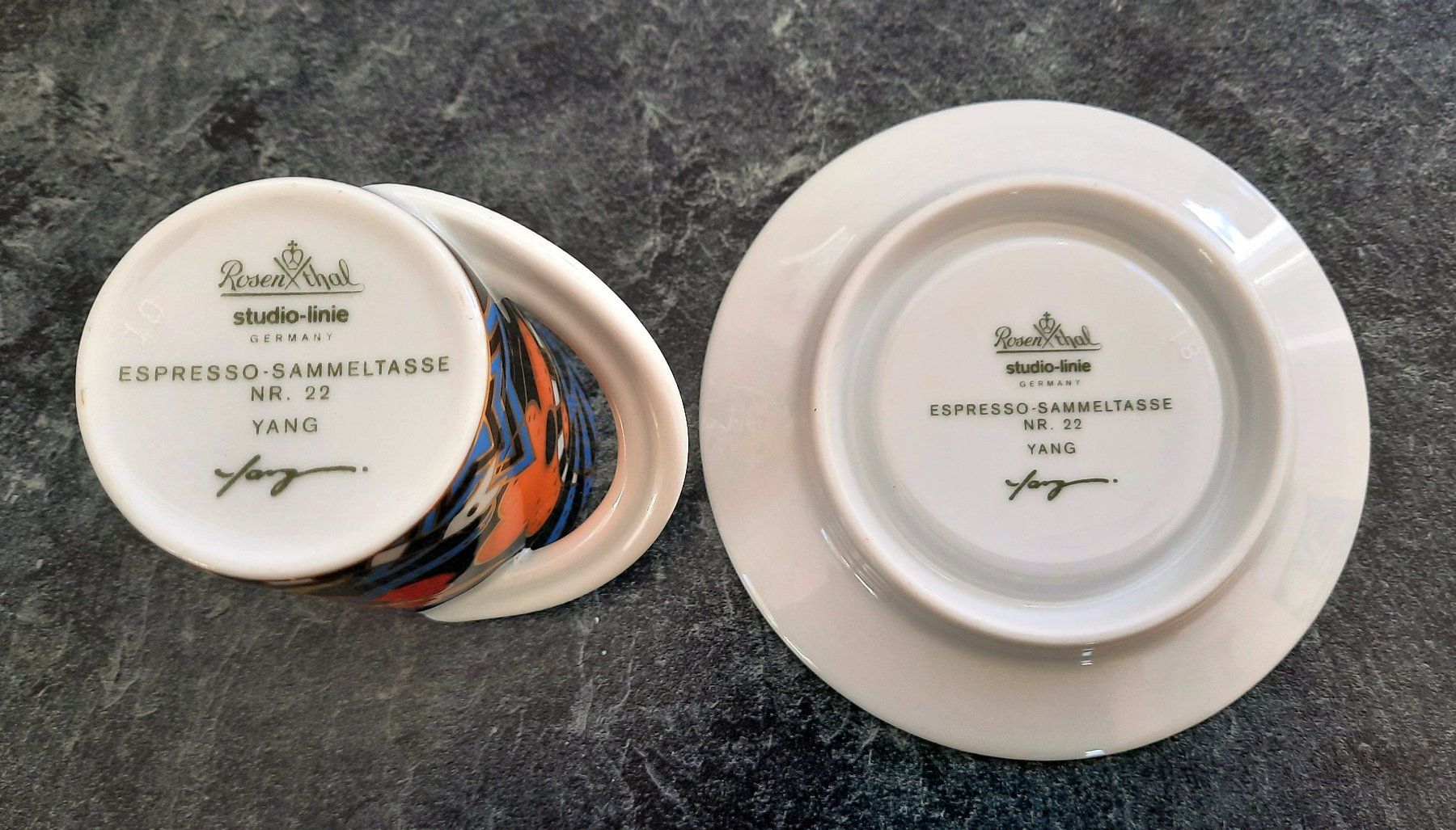 Rosenthal Tassen: Rosenthal studio-line Espresso Sammeltasse Nr. 22 – Gebraucht aus Märstetten von msl_p7h7 3