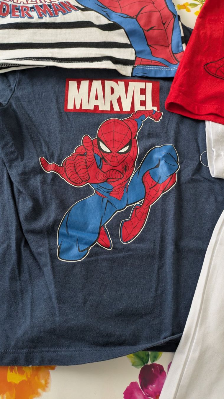 Hemden, T-Shirts & Polos: Marvel Spiderman - T-Shirt Set - 116 – Gebraucht aus Staufen von Fleby84 2