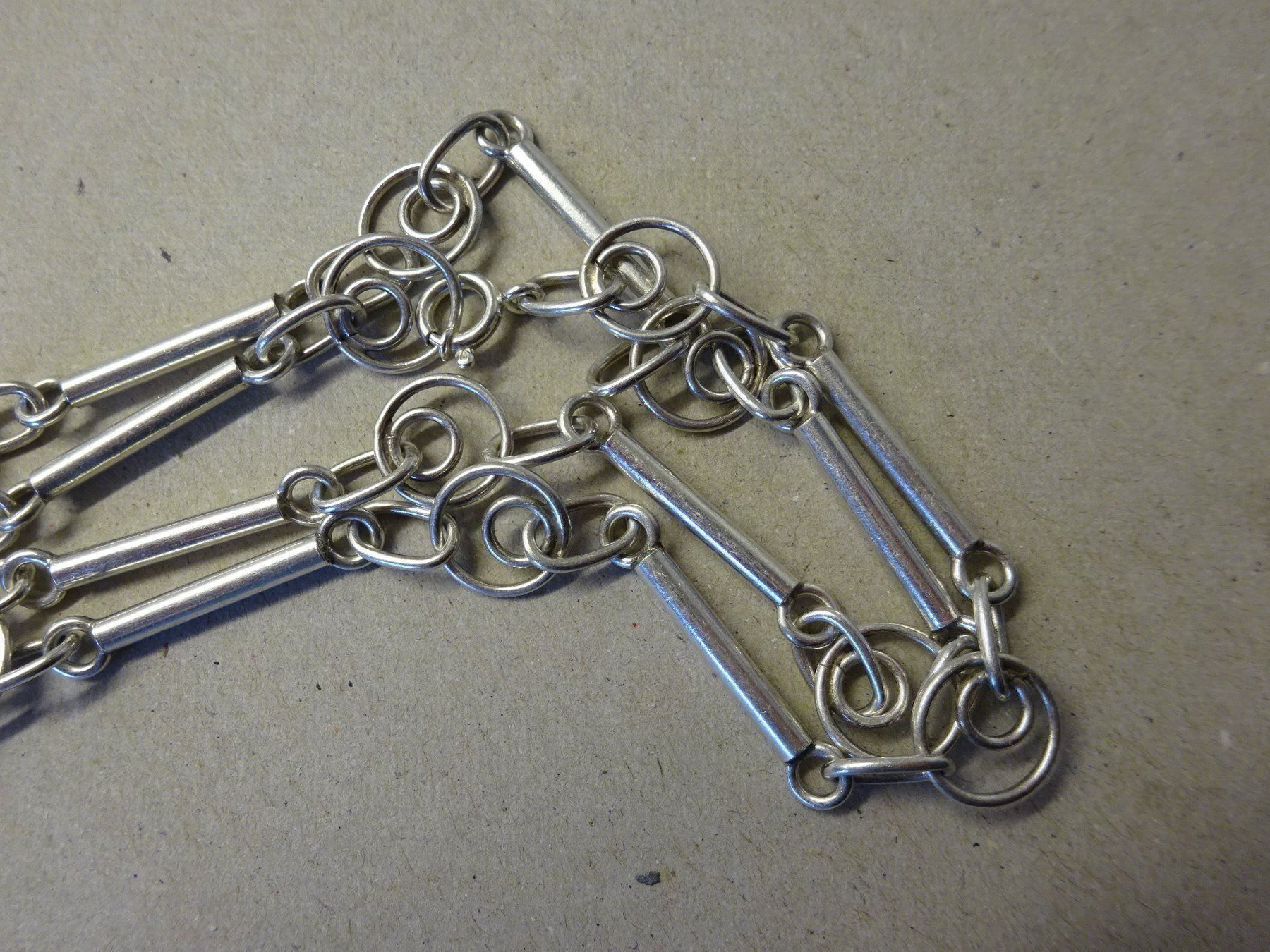 Catenine: Interessante Kette - 925 Silber – Usato da Esslingen venduto da eintagammeer 2