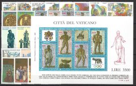 VATIKANSTADT 1987 JAHRGANG LUXUS MNH/**