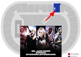 1 x Linkin Park Zurich Aisle Seating A7 Row 2 Concert Ticket