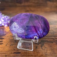 ✲ Lila Mondstein Handschmeichler ✲ 39g /50mm Moonstone