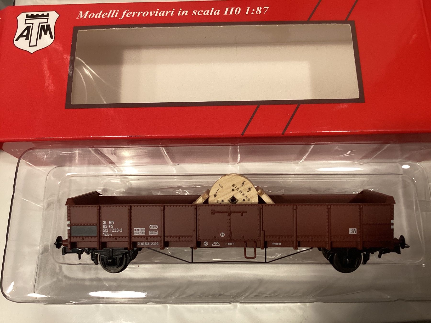 Modellini di ferrovie: ATM CF 12.006 Fs Elo mit Ladegut – Usato da Rudolfstetten venduto da Gwyneth2