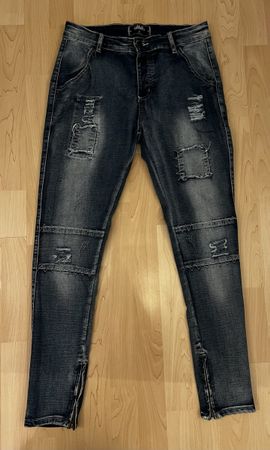 Siksilk Jeans Destroyed Look Gr. M