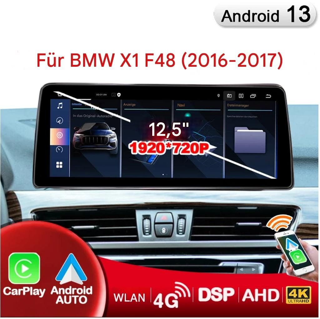 Audio- & Mediensysteme: BMW X1 F48 2016-2017 Android 13 Radio | 12,5" Touchscreen | – Neu und originalverpackt aus Chur von shop.chur