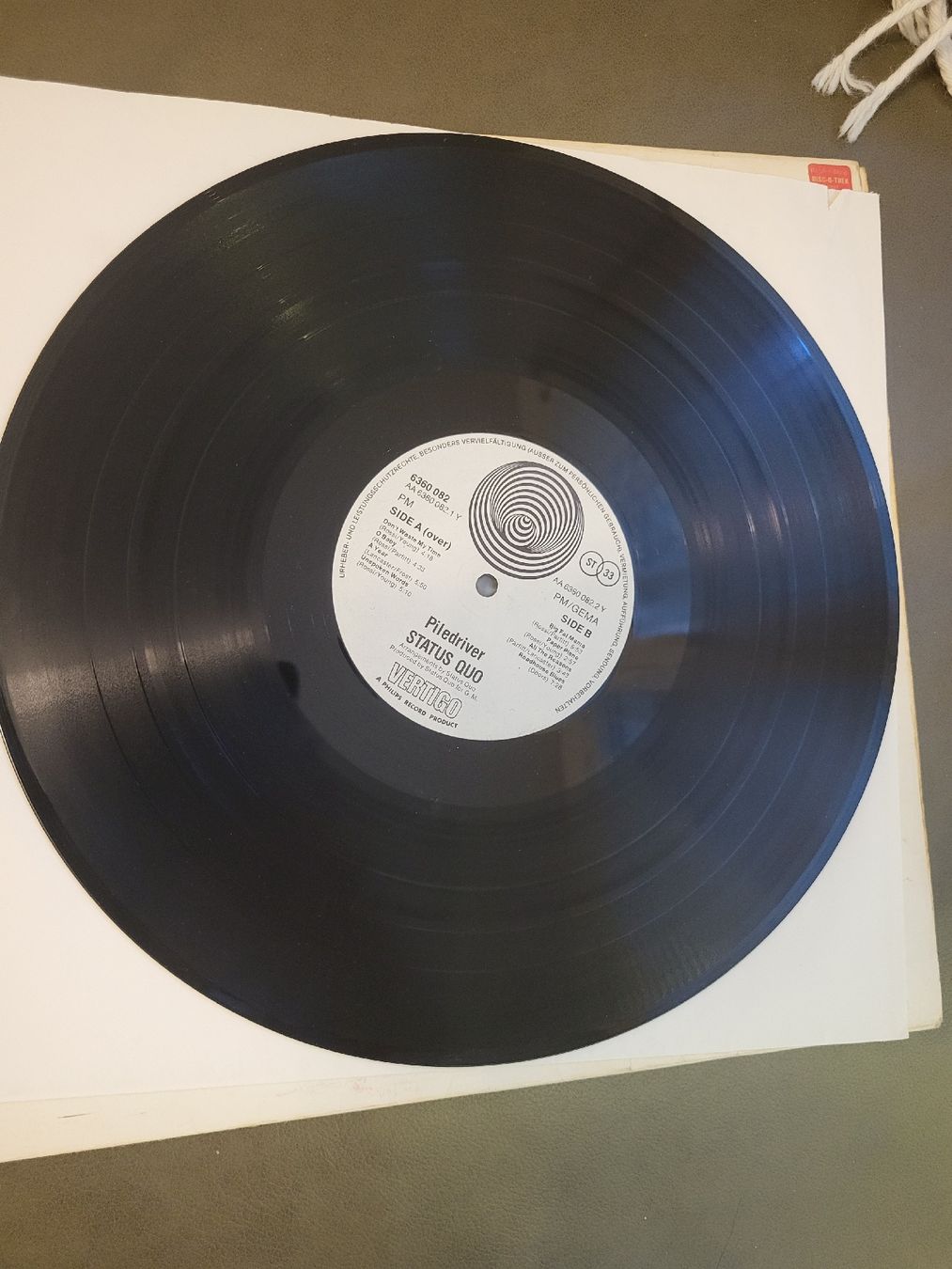 Dischi in vinile: Vinyl LP Status Quo Piledriver Vertigo – Usato da nunningen venduto da mic_88k2 2