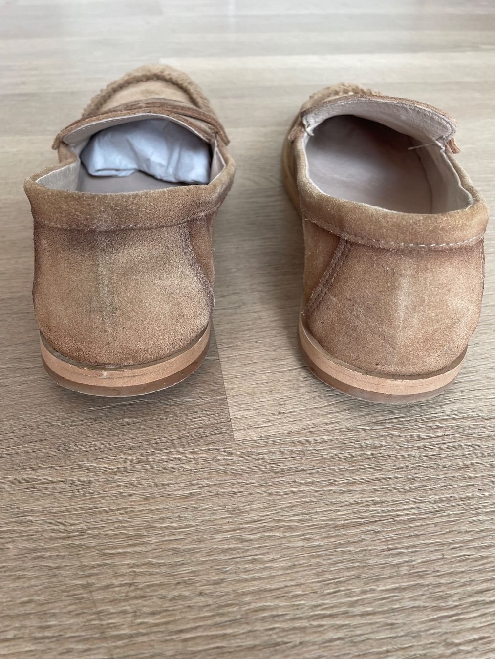 Damenschuhe: Wildleder Loafer beige Grösse 41,5 – Gebraucht aus Neuchâtel von BeatriceThierry 3