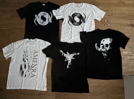 AMENRA shirts pins Postcore Hardcore