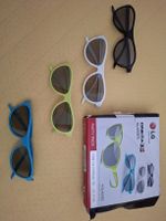 4 Mal  3-D Brillen neuwertig für Kinoeffekt 
