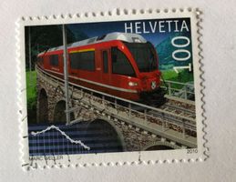Nr.1350 Stempel 100 Jahre Berninalinie 2010 