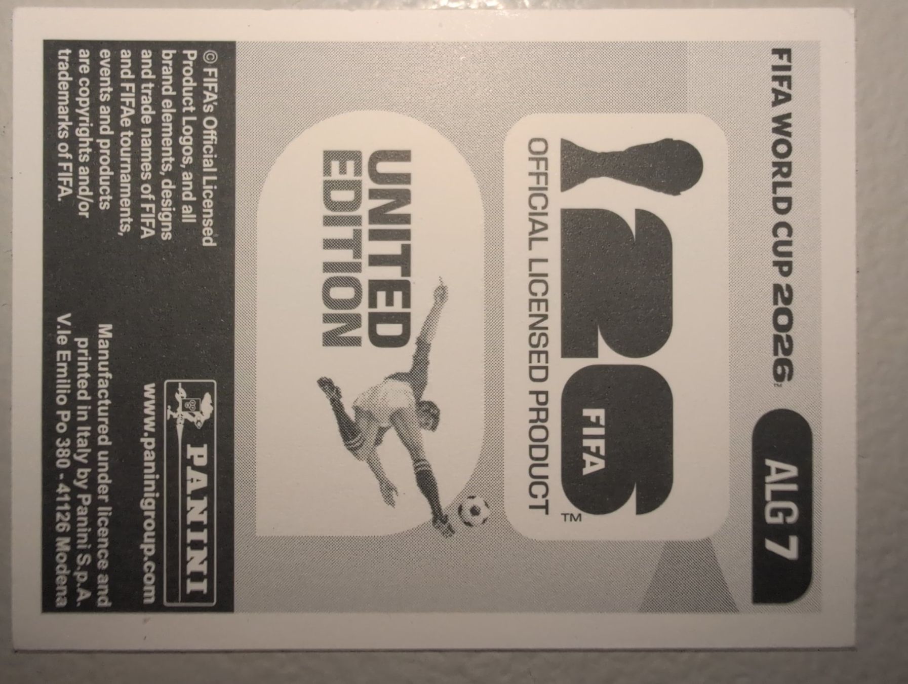 Panini Carte collezionabili: Panini ALG 7 FIFA World Cup 2026 – Nuovo (secondo la descrizione) da Dübendorf venduto da SomeEnd 1