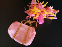 Vintage Skipper 1Cheerleader Pompon und Sporttasche ca. 1990