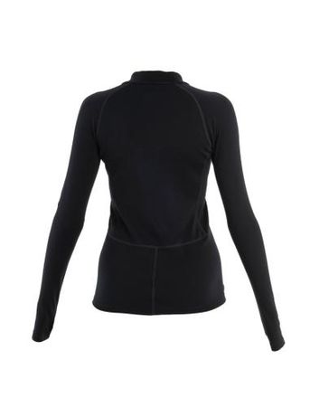 Icebreaker Women 300 MerinoFine Polar LS Half Zip - black...