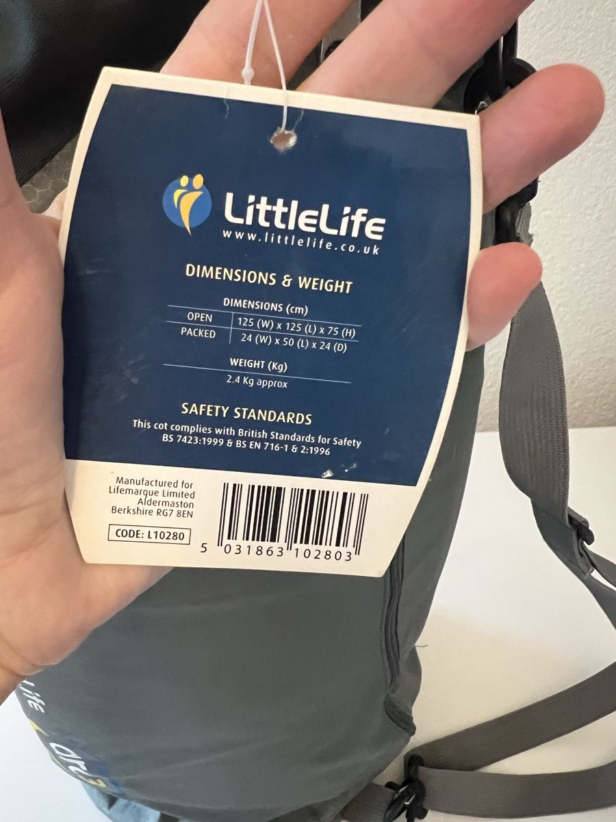 Marsupi portabebè: LittleLife Arc 3 Travel Cot - Compact & Lightweight! – Usato da Zürich venduto da ginag2684 1