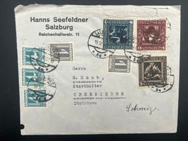 Geschäftsbrief 1932  Österreich Salzburg-Schweiz   (G727)