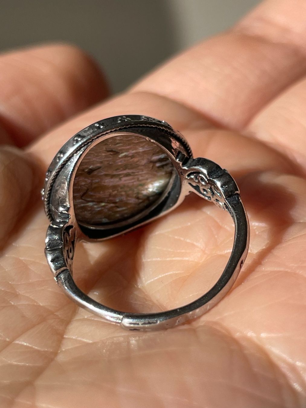 Anelli: Vintage-Ring mit Perlmutt Verstellbar – Nuovo e nell'imballaggio originale da Schiers venduto da sisikristall 3