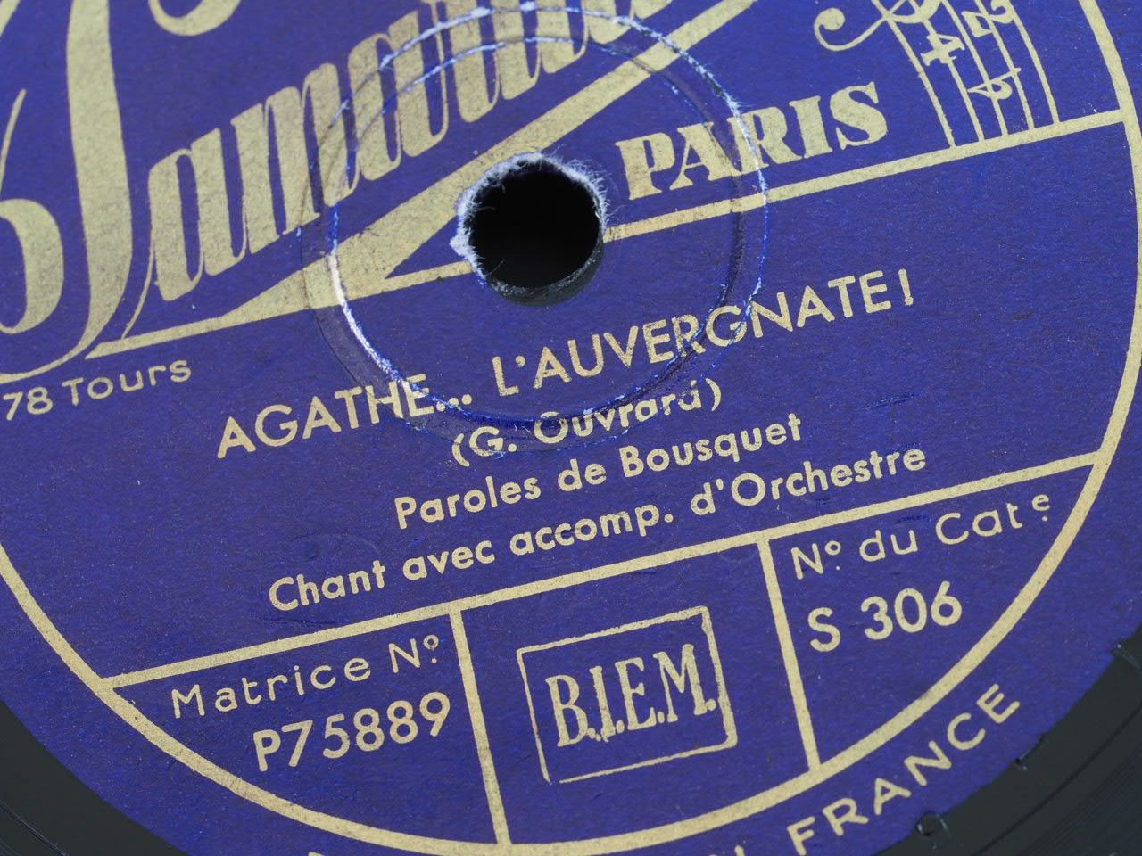Dischi in vinile: DISQUES 78 TOURS – Usato da Lausanne venduto da Leag 1