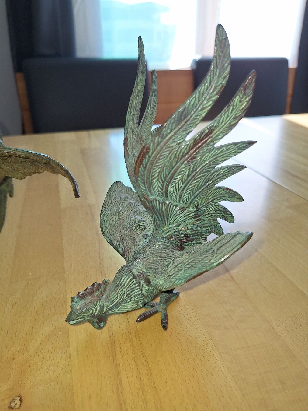 Statuette: 2 Hähne massiv – Usato da Vilters venduto da Fleiflomi 2