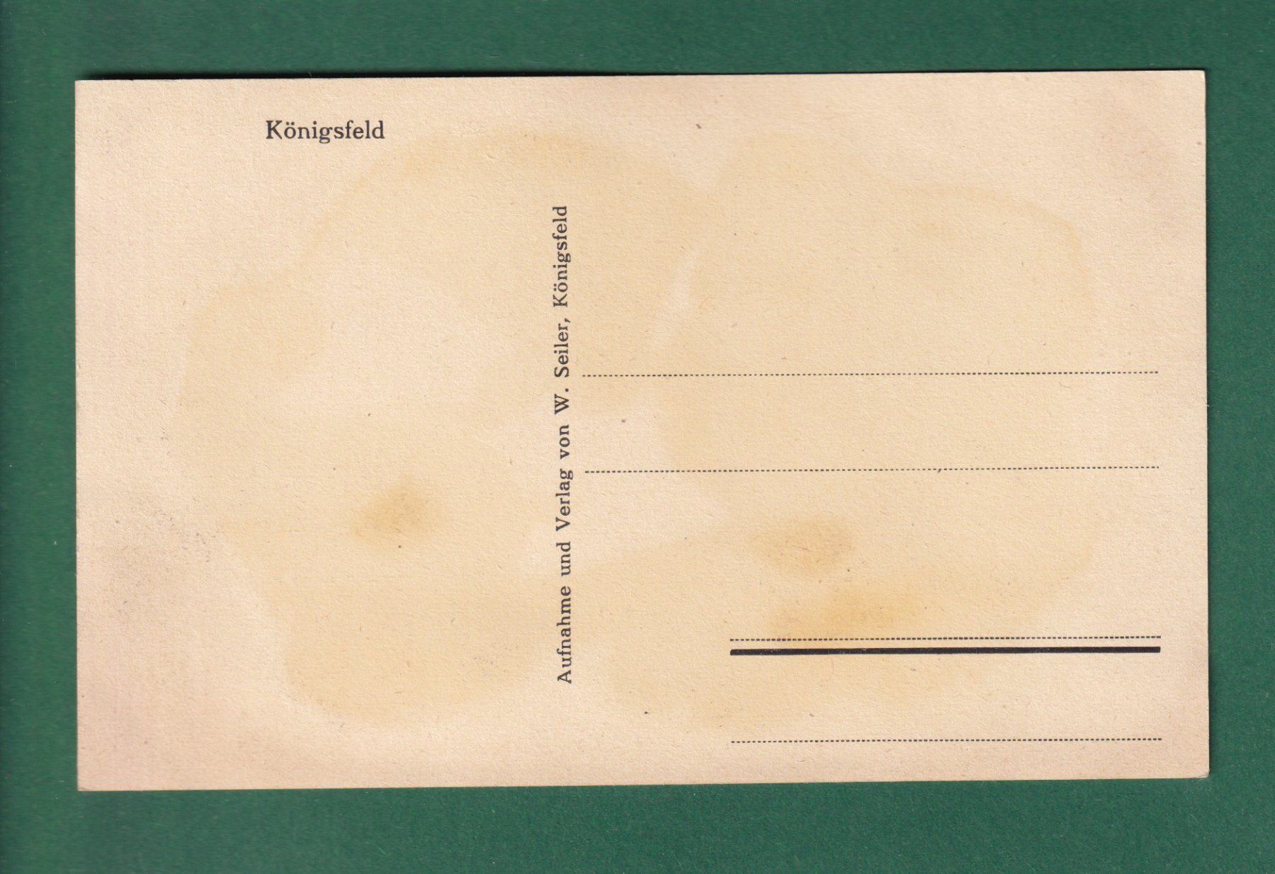 Cartes postales: KÖNIGSFELD – D'occasion à Pully par nicecards-shop 1