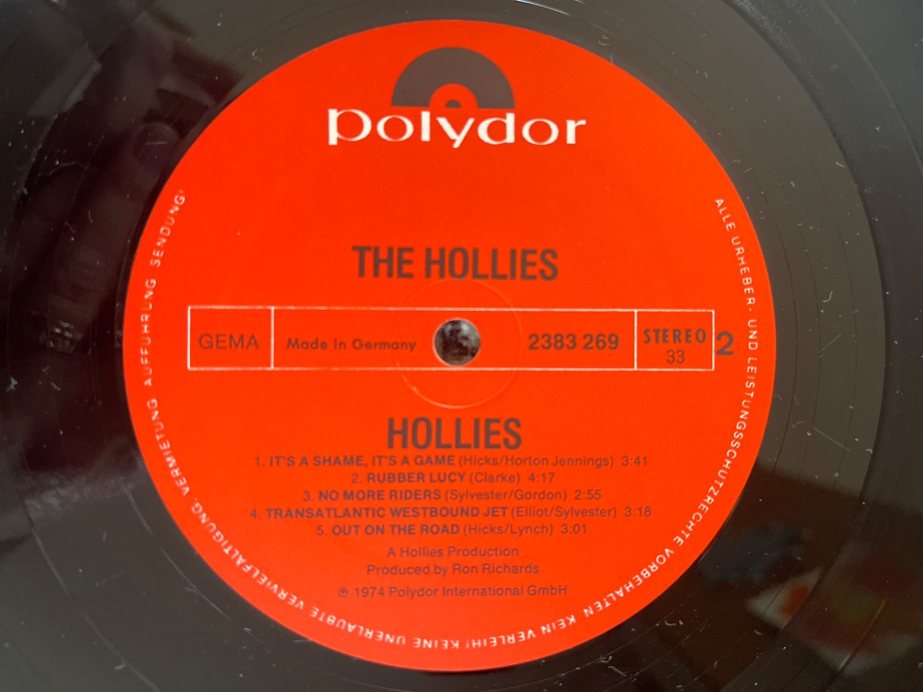 Dischi in vinile: A231/The Hollies – Usato da Frutigen venduto da Philippe_jsp 2