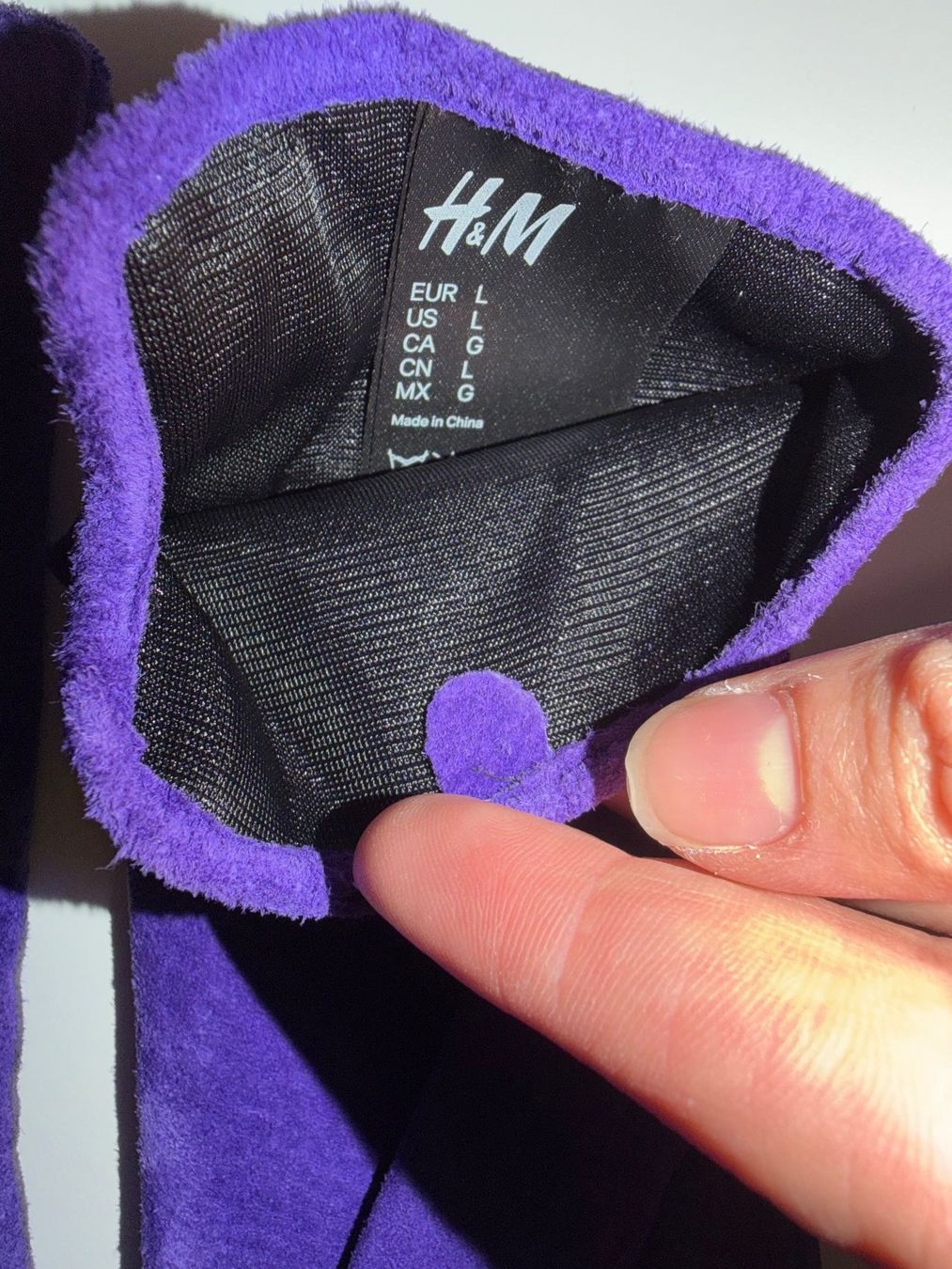 H&M Guanti & manicotti: Gloves - Leather - Size L - great condition – Usato da Muzzano venduto da Sidney_3 2