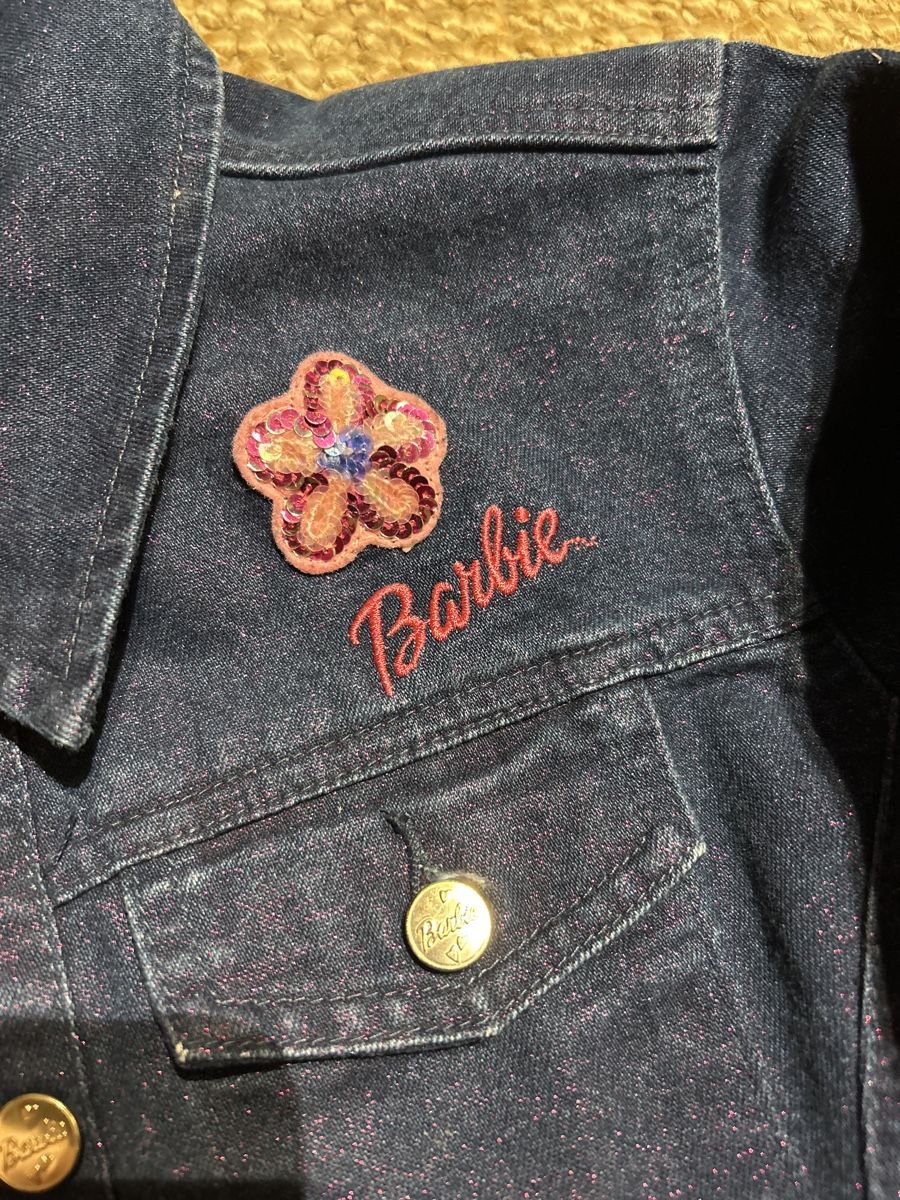 Giacche & Cappotti: Barbie Jeans Jacke Gr. 122 – Usato da Dottikon venduto da cimar 2