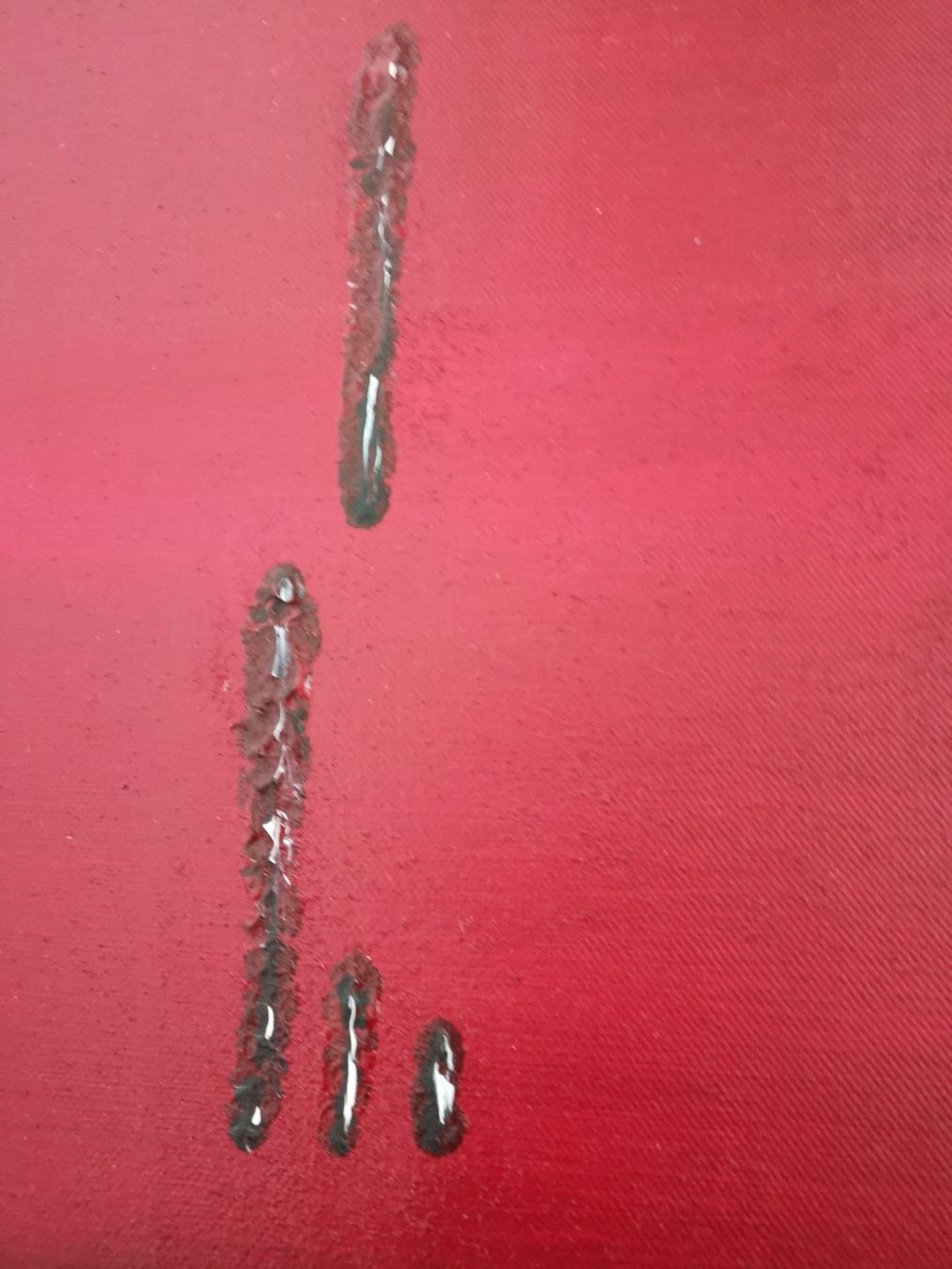 Foto & Immagini: Acryl Bild rot – Usato da Feusisberg venduto da Sindbad3 1