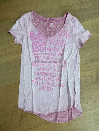 Better Rich Vintage Damen Shirt Rosa Gr. S – New York Print