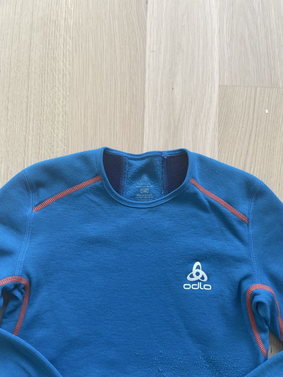 Odlo Biancheria intima: Odlo Thermo  blau Langarm Gr.140  extra warm – Usato da Steinhausen venduto da Piaweber1943. 1