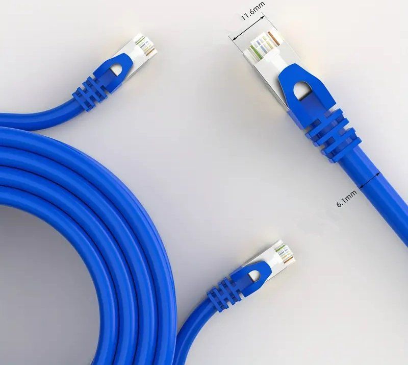 Kabel: Ethernet- / Netzwerkkabel – Blau / 6 Meter – Neu und originalverpackt aus Humlikon von GX30 2