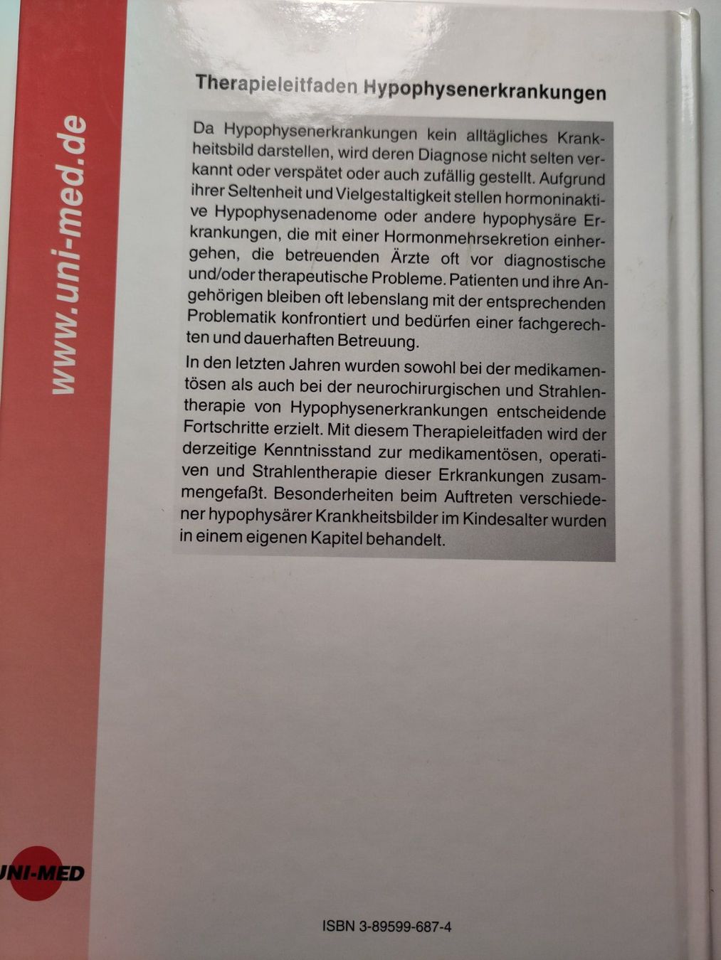 Libri: Therapieleitfaden Hypophysenerkrankungen – Usato da Bülach venduto da Tiefschlaflos 1