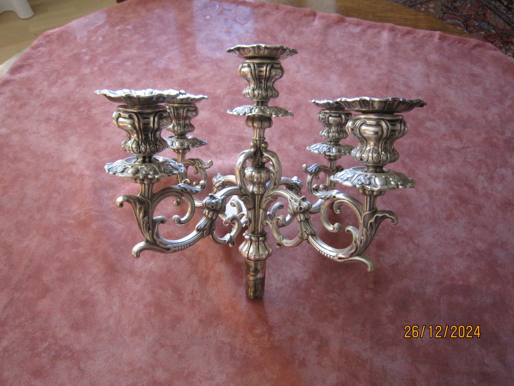 Kerzenständer: Silber-Tafelleuchter, Barock um 1760 – Gebraucht aus Lengnau AG von Daenkelbach 9
